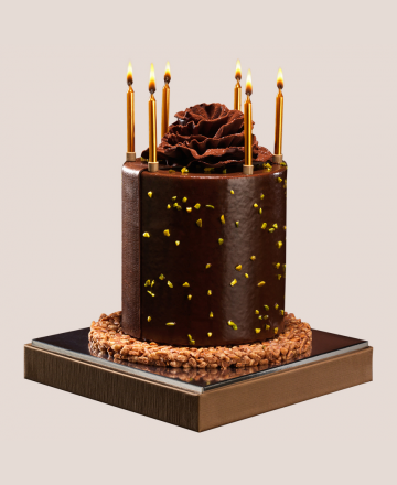Gâteau d'anniversaire au Chocolat "HAPPY"