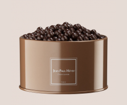 Boite métal perles chocolat noir petit modèle